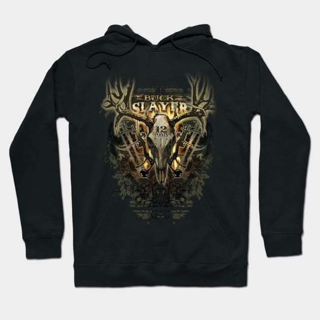 BUCK SLAYER Hoodie by teepublickalt69